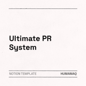 Ultimate PR System