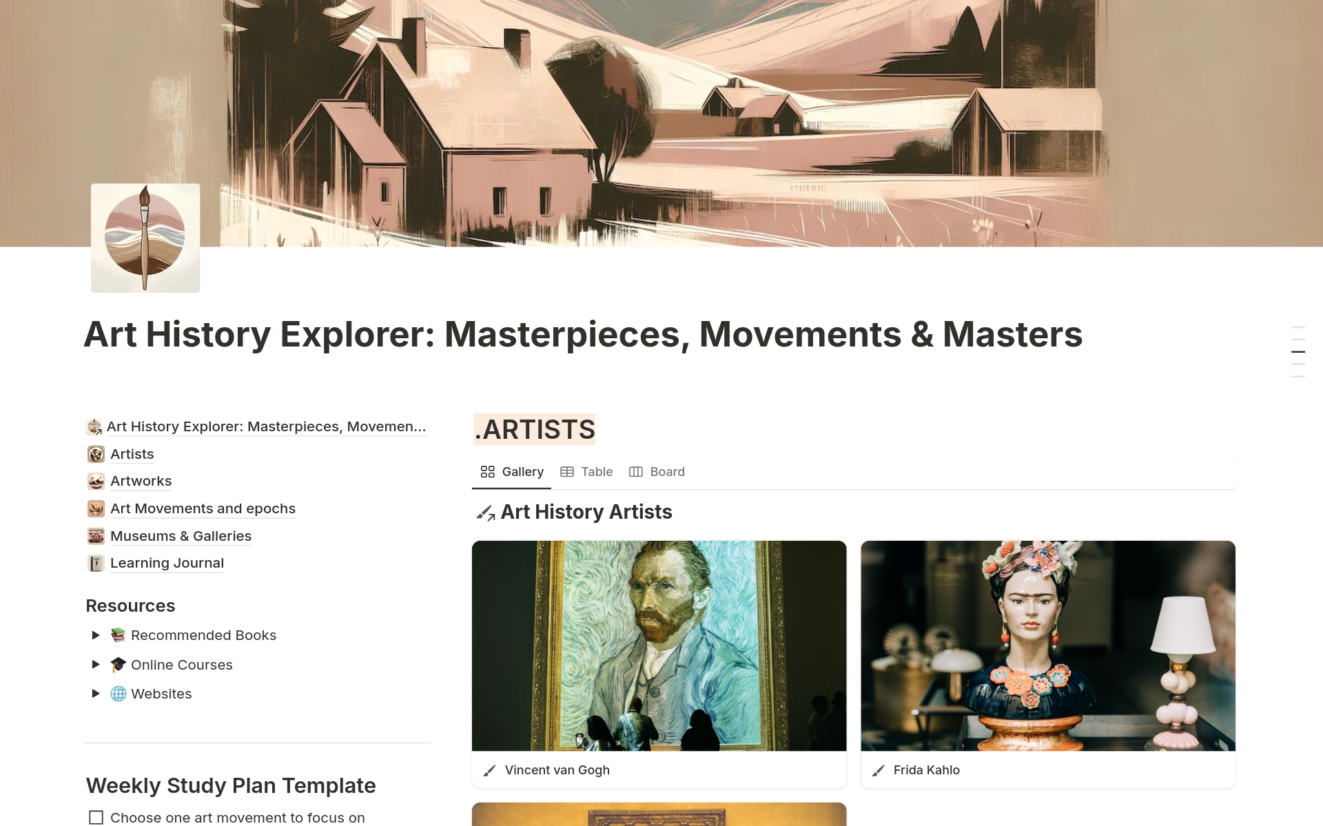 Art History Explorer: Masterpieces, Movements & Masters