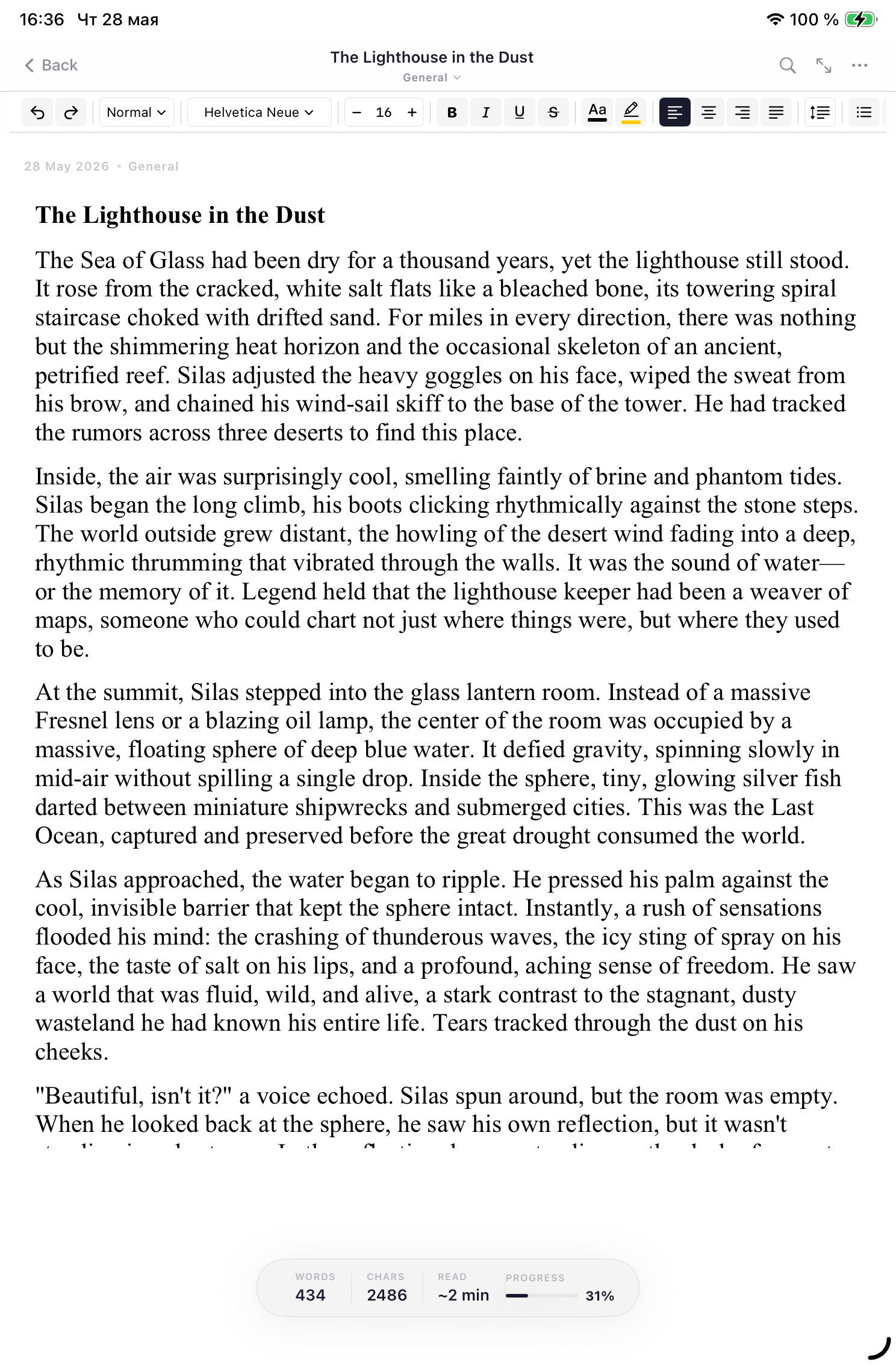 iPad screenshot 2